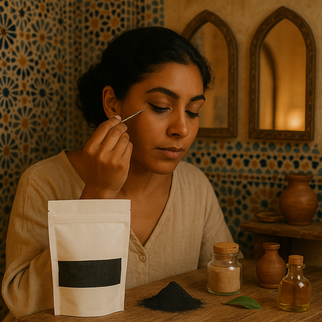 Poudre de Khôl du Maroc – Eyeliner traditionnel et soin naturel des yeux