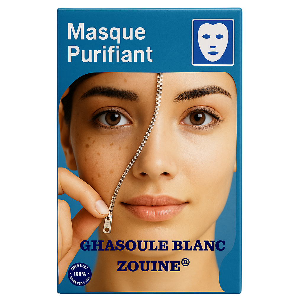 Ghassoul Blanc 25g – Teint Éclatant & Purifié Naturellement
