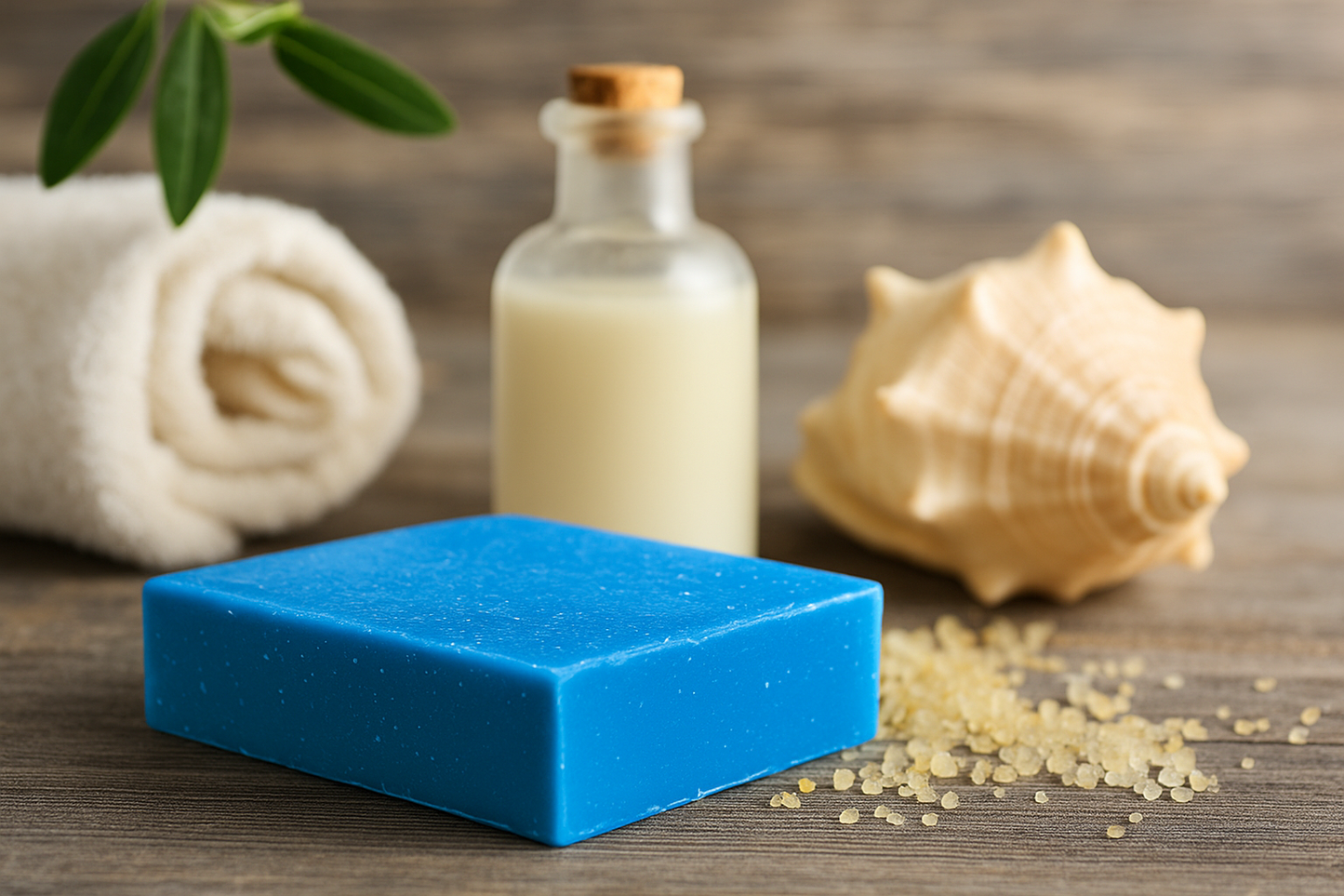 Savon Nila Bleu Naturel – Éclaircissant et Hydratant pour Tous Types de Peaux
