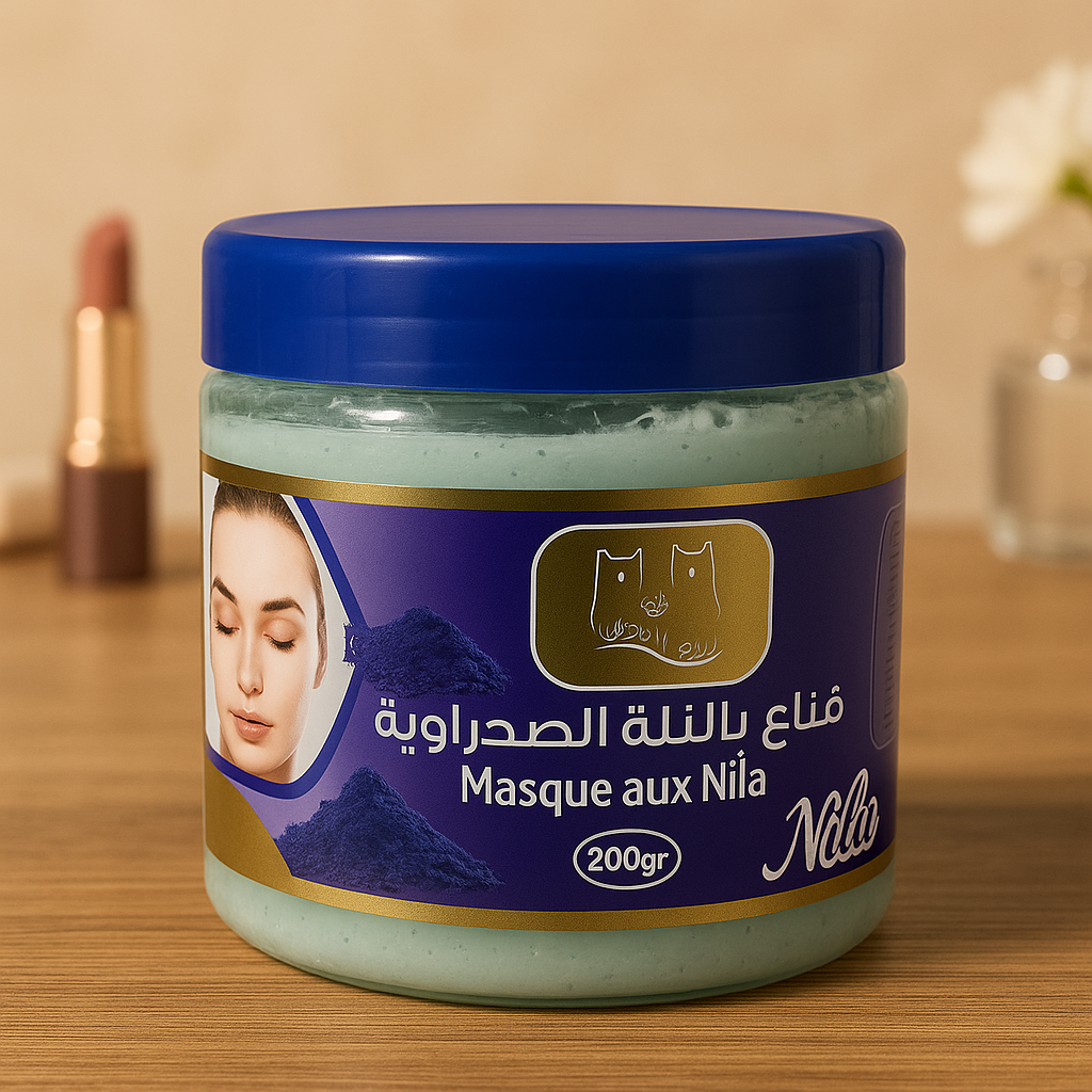 Masque au Nila Bleu – Hydratant & Rééquilibrant 200g