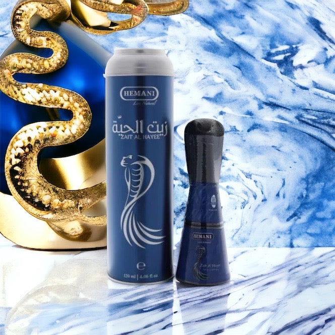 Huile de Serpent Hemani Végan – Soin Anti-Chute, Pousse Rapid