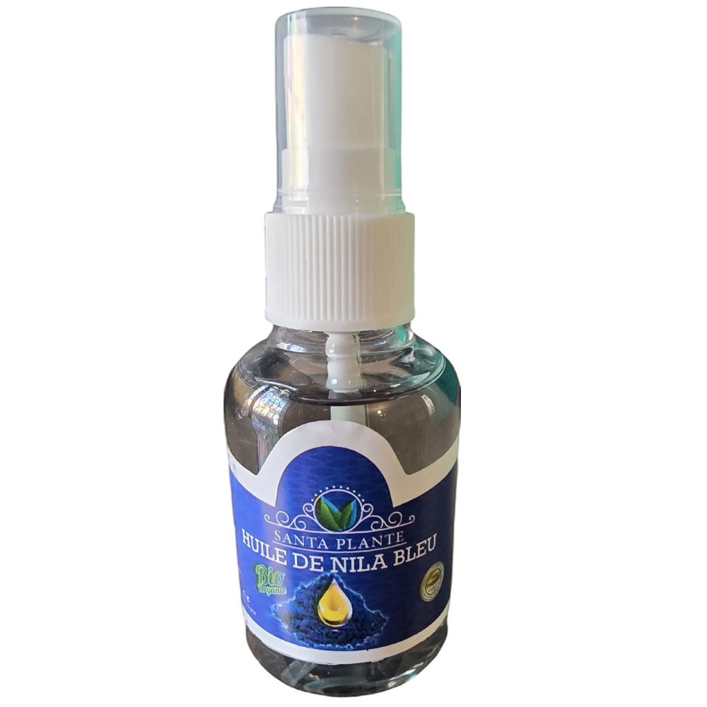 Aceite en Polvo Blue Nila – Antimanchas, Hidratación Intensa e Iluminador – Spray Facial, Capilar y Corporal de 60 ml