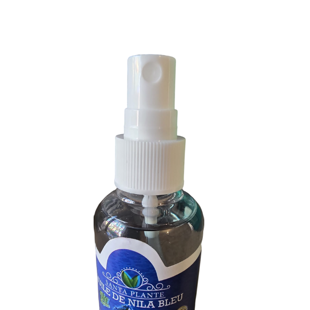 Aceite en Polvo Blue Nila – Antimanchas, Hidratación Intensa e Iluminador – Spray Facial, Capilar y Corporal de 60 ml