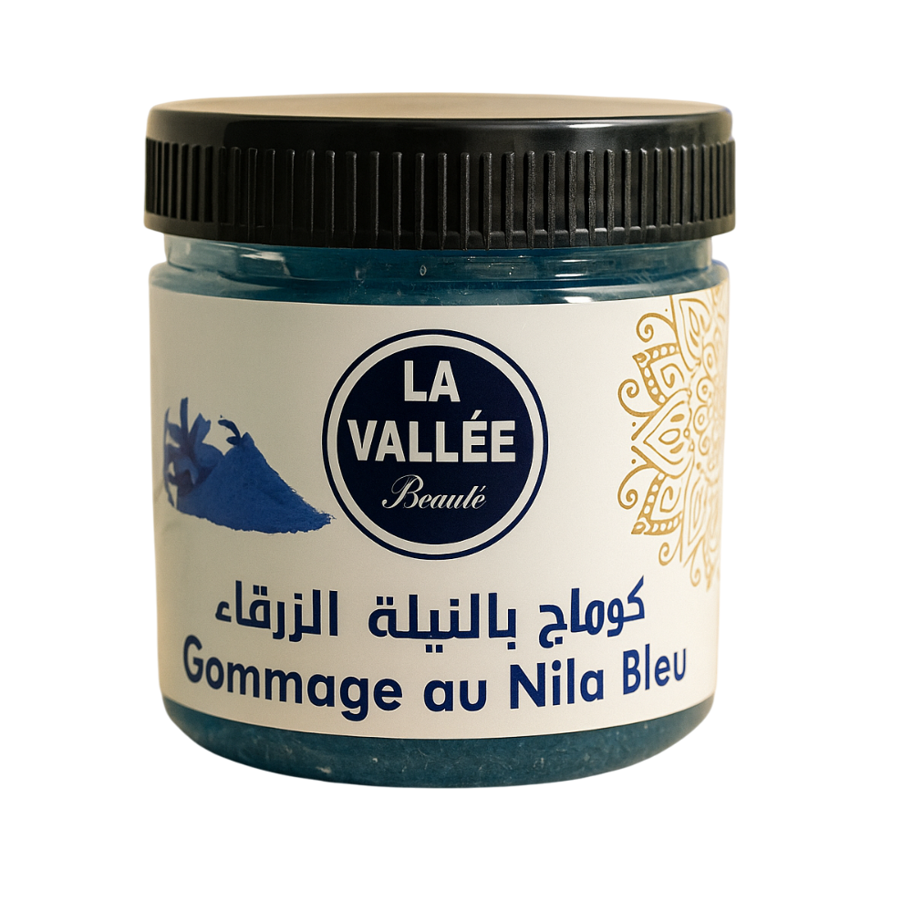 Natürliches Peeling mit Blauer Nila - Aufhellendes Peeling (200g)