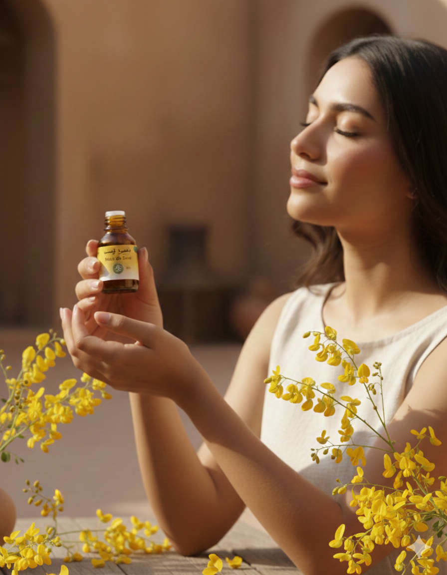 Hemani Senna Oil 30 ml - Purifying and strengthening hair care (Sana Makki)