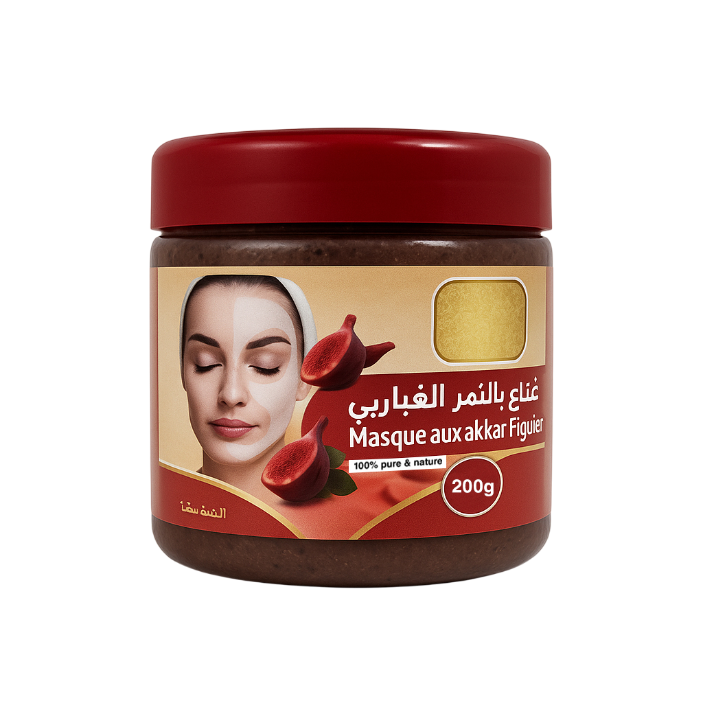 Maske Rote Tonerde & Aker Fassi - Glanz und Reinheit 200g