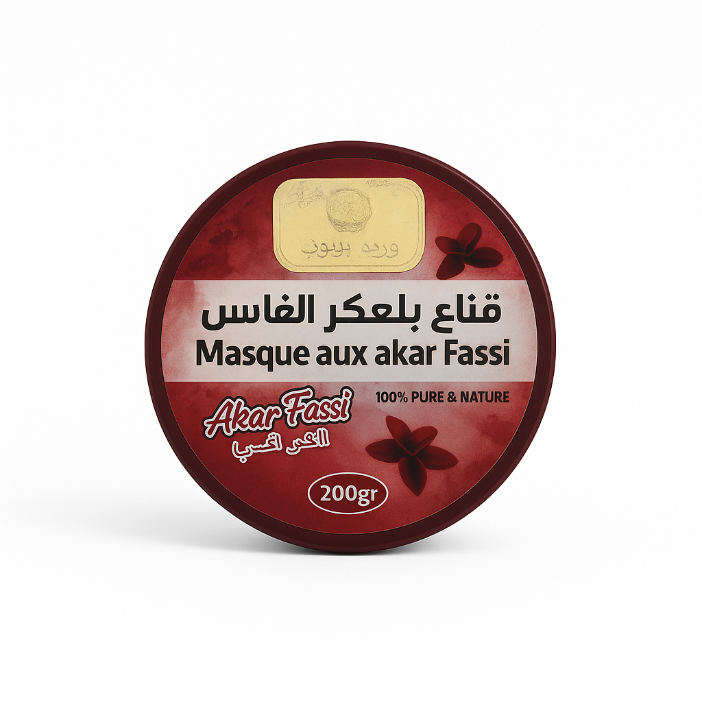 Maske Rote Tonerde & Aker Fassi - Glanz und Reinheit 200g