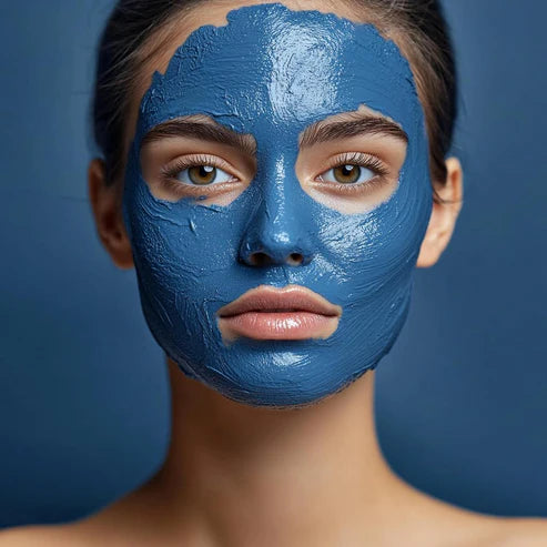 Polvo de Nila Azul 100 % natural: aclara la piel y fortalece el cabello (tarro de 70 g)