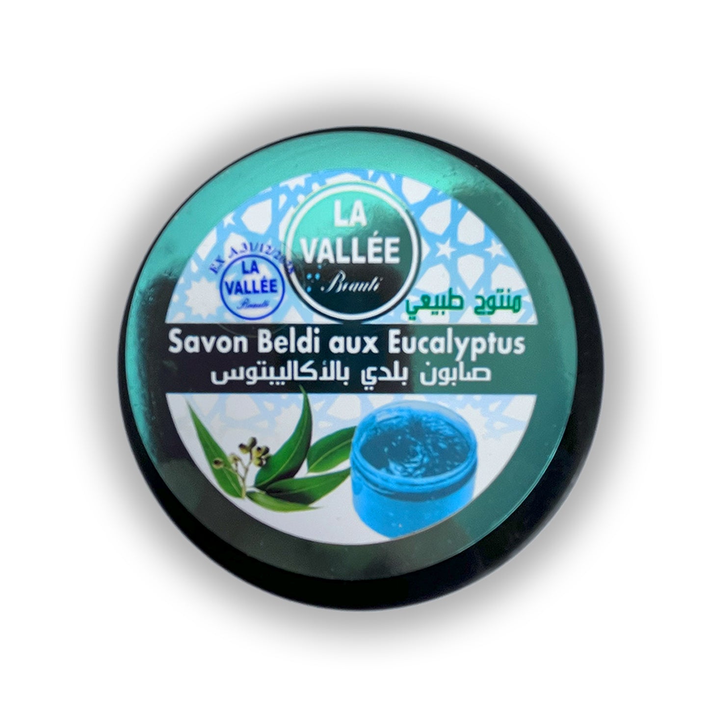 Jabón Negro Natural con Aceite de Eucalipto - 200 g