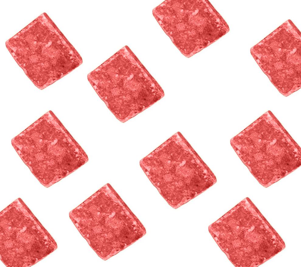 Cuadrados de Almizcle Rojo – 10 x 30 g – Perfume oriental de lujo 100 % natural