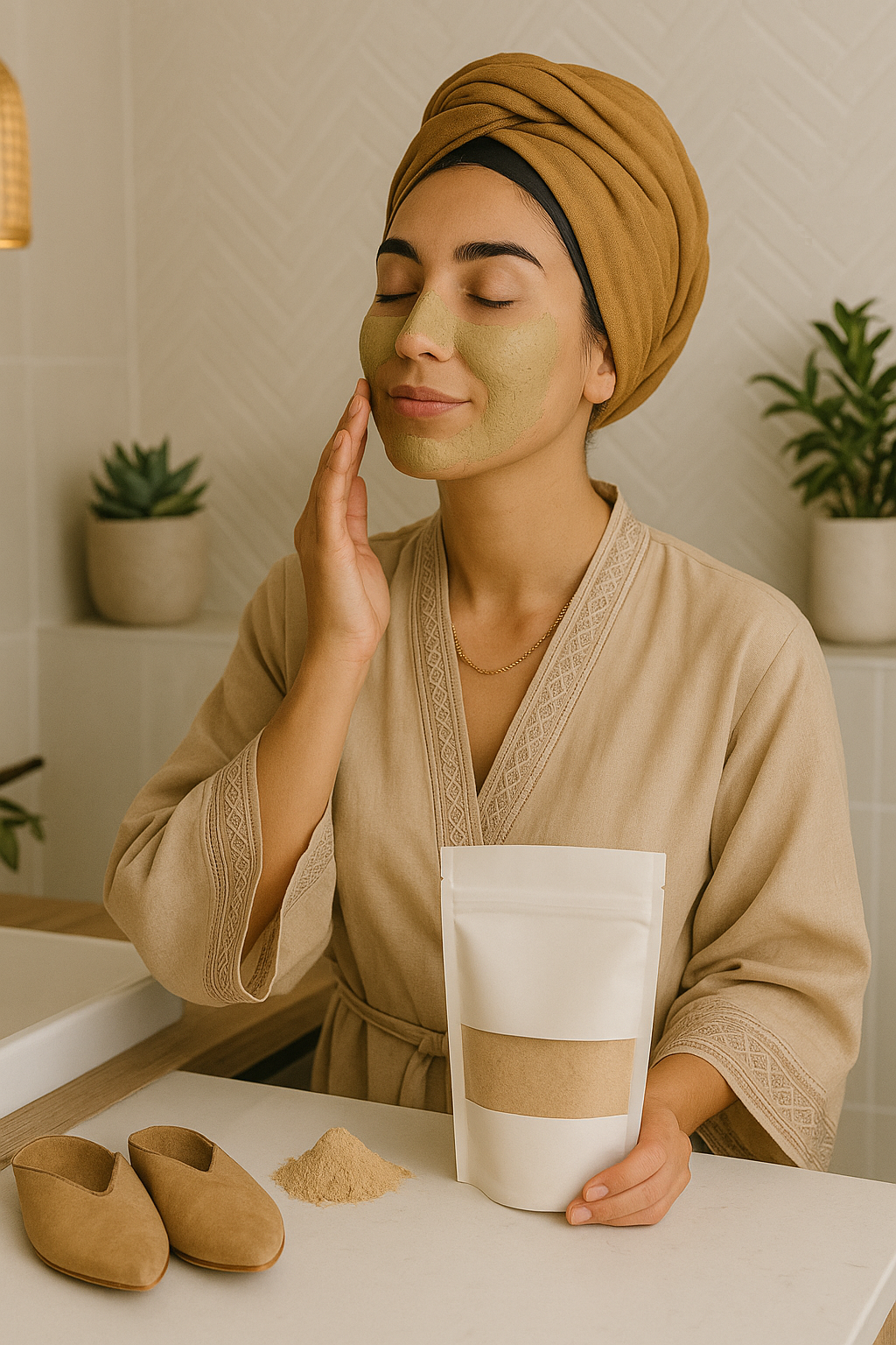 Ghassoul du Maroc – Argile naturelle pour visage, corps et cheveux