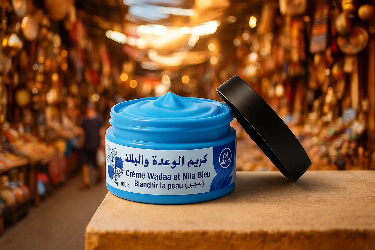 Natürliche Nila Blue Creme - Aufhellend, feuchtigkeitsspendend und gegen Pigmentflecken