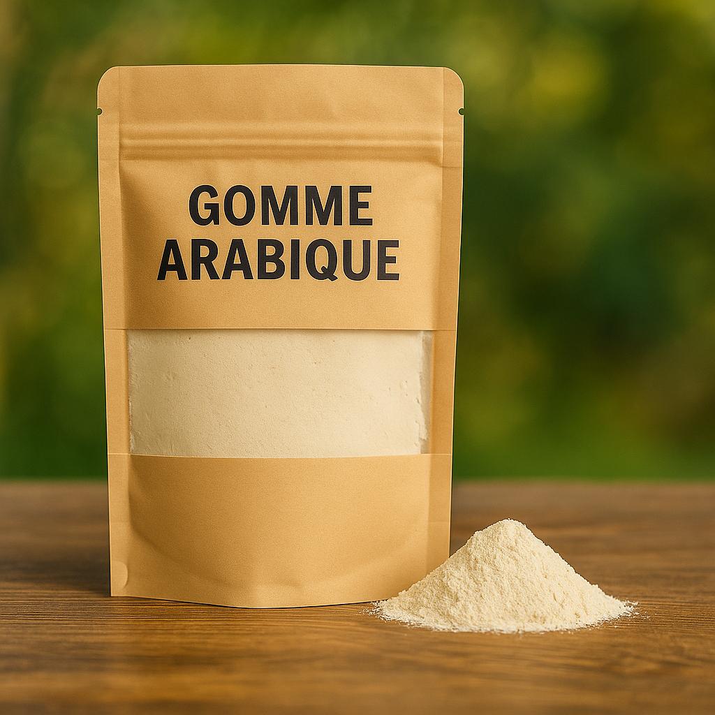 Gomme Arabique en Poudre Naturelle – Acacia Sénégal | Santé, Beauté & Cuisine – 100% Pure et Naturelle