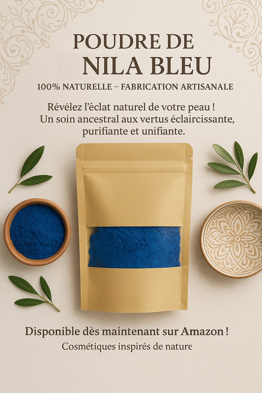 Nila Bleu - Natürlicher Aufhellungspuder Gesicht & Körper
