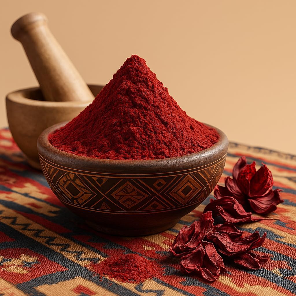 Aker Fassi – Poudre 100 % Naturelle (Pétales de Pavot & Écorce de Grenade) :