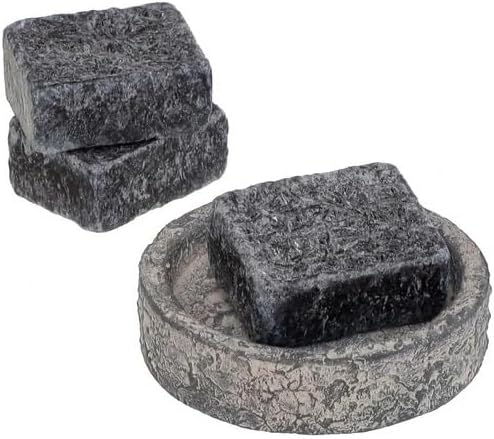 10 Carré de Musc Solide Naturel Noir 30g Fabriqué au Maroc, 100 % Naturel