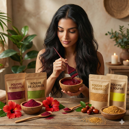 Pack Pousse & Soin Cheveux 100 % Naturel – Anti-Chute, Volume & Brillance