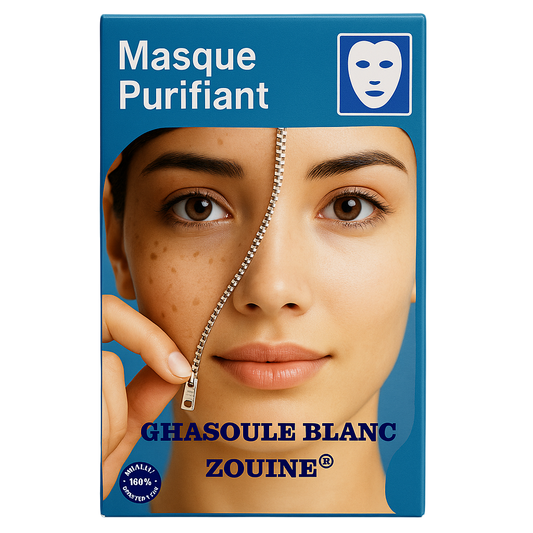Ghassoul Blanc 25g – Teint Éclatant & Purifié Naturellement