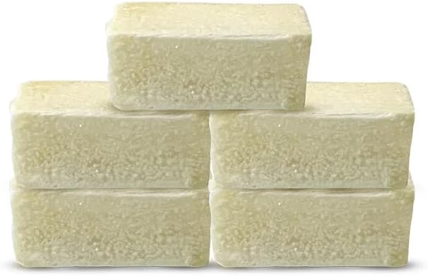 10 Carrés de Musc Solide Naturel Blanc 30g Fabriqué au Maroc, 100 % Naturel