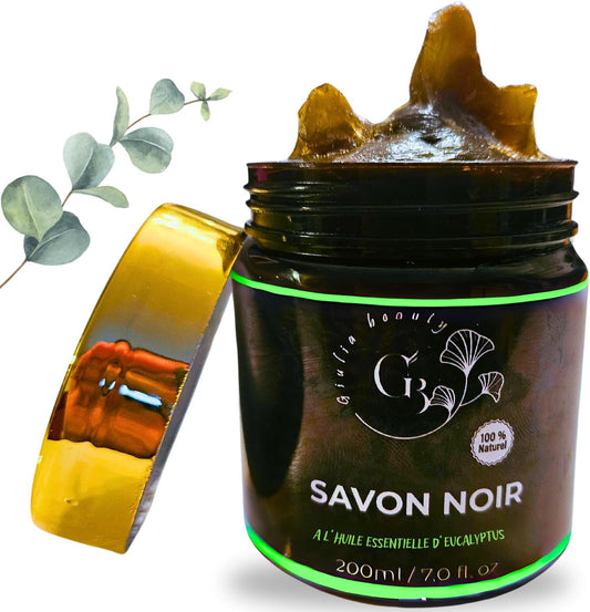 Savon Noir Naturel à la Carotte – Gommage Exfoliant Corps et Visage Nourrissant 200g