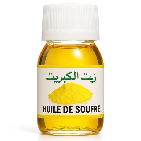 Huile de Soufre du Maroc – Soin Naturel Purifiant pour Peau & Cheveux