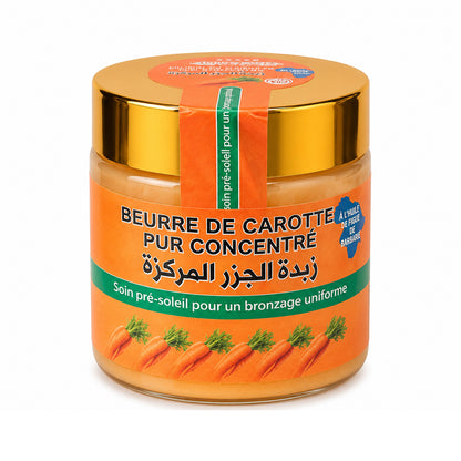 Beurre de Carotte à l’Huile de Figue de Barbarie – Revitalisation & Éclat de la Peau