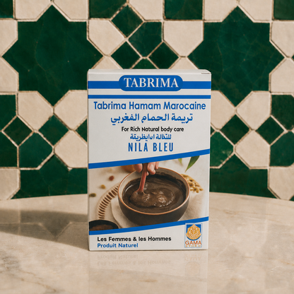 Tabrima Hammam au Nila Bleu : Exfoliant Naturel pour Peau