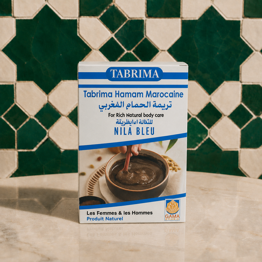 Tabrima Hammam with Blue Nila: Natural skin exfoliant