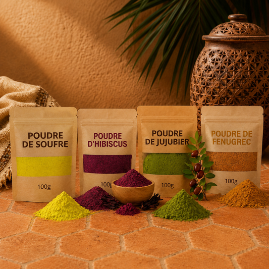 Pack Pousse & Soin Cheveux 100 % Naturel – Anti-Chute, Volume & Brillance