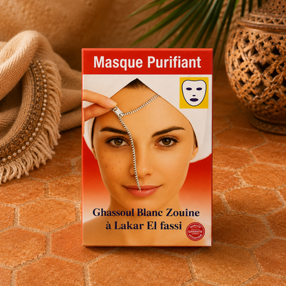 White Ghassoul with Aker Fassi 25g - Radiant Complexion & Purified Skin