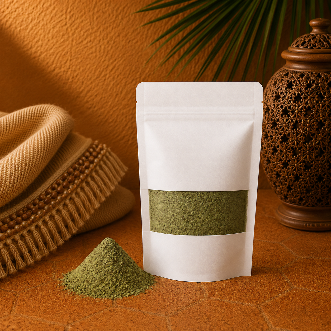 Poudre de Henné Naturel – Coloration végétale et soin fortifiant pour cheveux - 100g