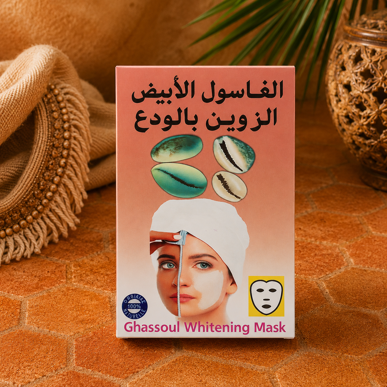 Ghassoul con conchiglia 25 g - Gommage purificante naturale