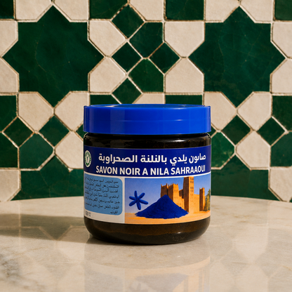 Natural Black Soap with Blue Nila 200 g