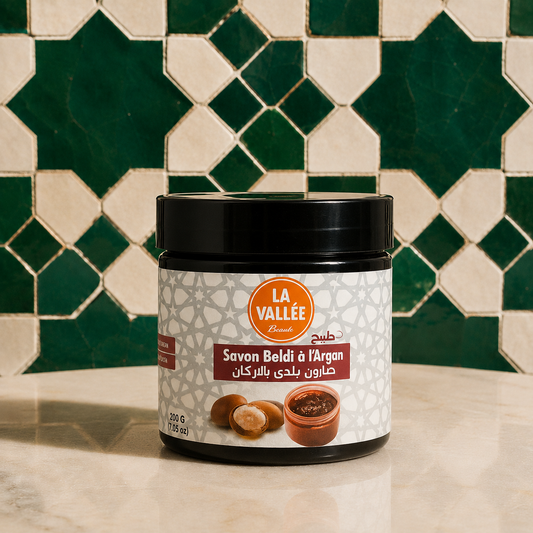 Natural Black Soap with Argan Oil - 200g
