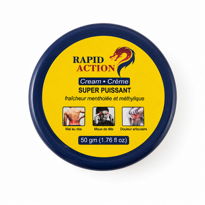 Crème Rapid Action Anti-Douleur – Crème de Massage