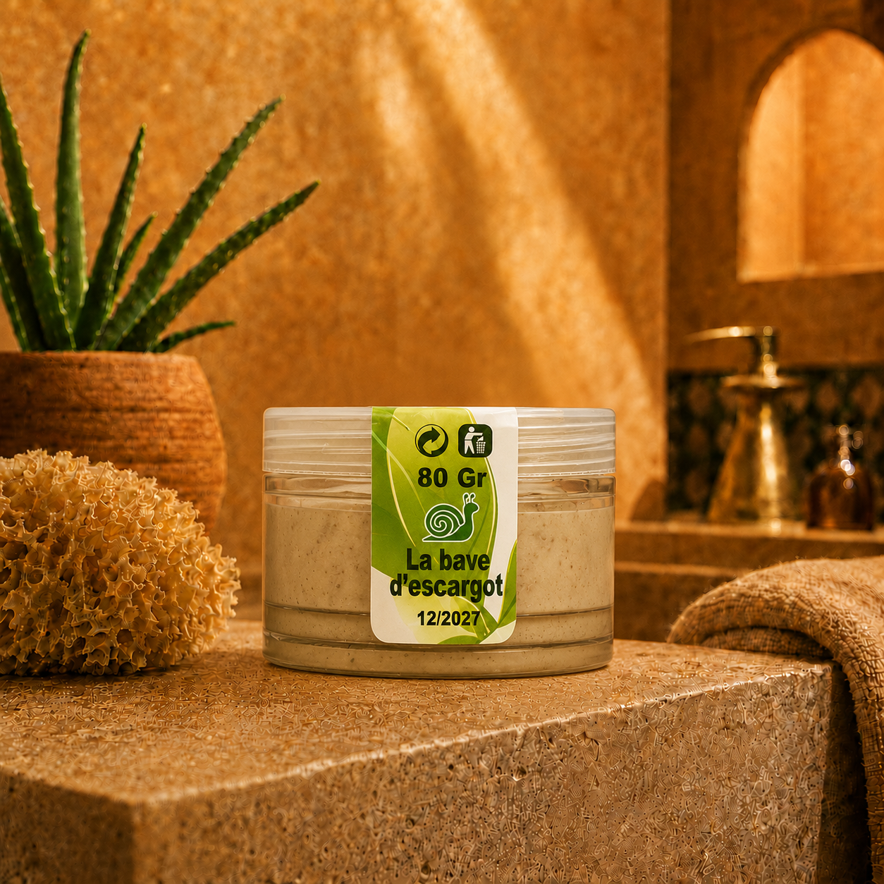 Crème à la Bave d’Escargot 80 g – Soin Hydratant et Nourrissant