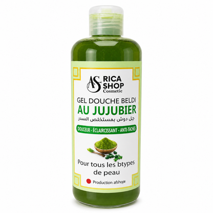 Gel Douche Beldi au Jujubier – Nettoyant Naturel & Purifiant - 1 litre