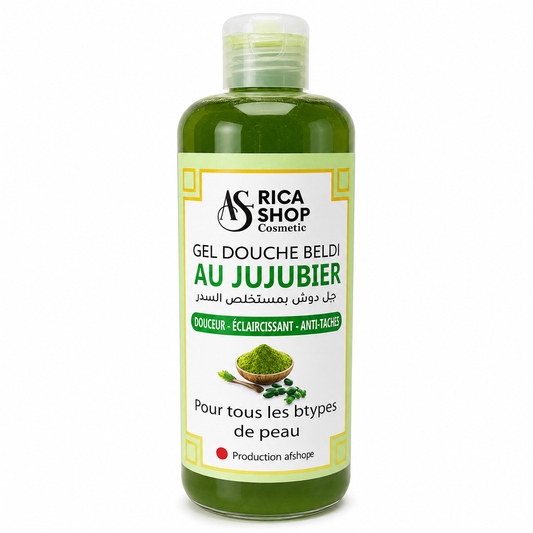 Gel Douche Beldi au Jujubier – Nettoyant Naturel & Purifiant - 1 litre