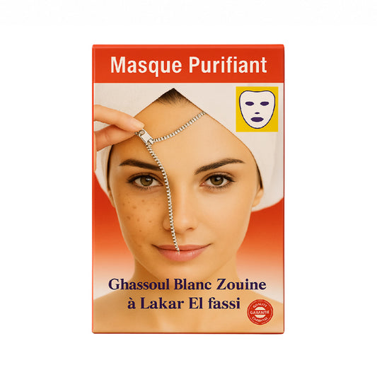 White Ghassoul with Aker Fassi 25g - Radiant Complexion & Purified Skin