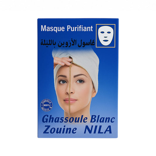 Ghassoul Blanc au Nila Bleu 25g - Unified Complexion & Purified Skin