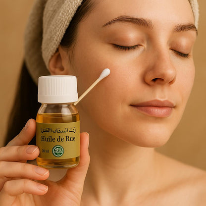 Huile de Rue Naturelle 30ml – Soin Peau & Cheveux
