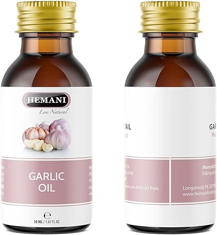 Hemani Garlic Oil 60ml - Natural Hair & Skin Care