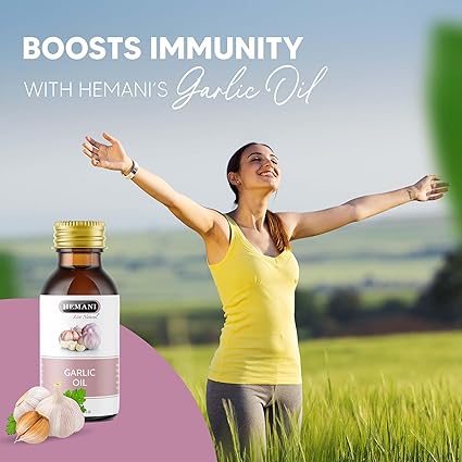 Hemani Garlic Oil 60ml - Natural Hair & Skin Care