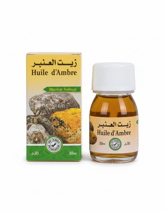 Huile d’Ambre 30 ml – Huile Parfumée aux Notes Ambrées