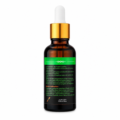 Huile de Barbe 30 ml – Soin Nourrissant &amp; Adoucissant
