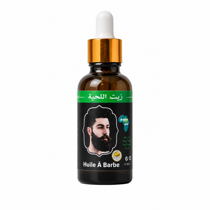 Huile de Barbe 30 ml – Soin Nourrissant &amp; Adoucissant