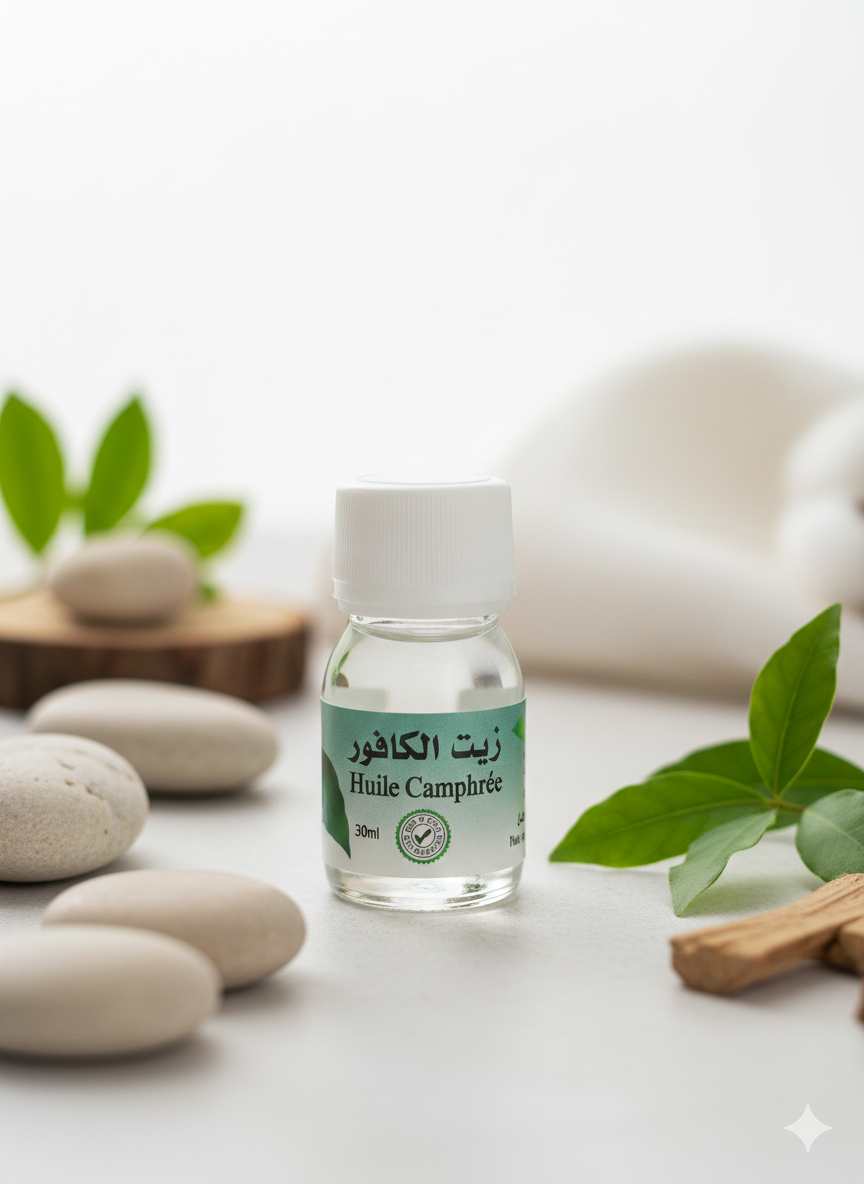 Huile de Camphre 30 ml – Huile de Massage Corps