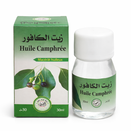Huile de Camphre 30 ml – Huile de Massage Corps