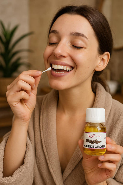 Huile de Clou de Girofle 30 ml – Soulagement Naturel de la Douleur & Soin Buccal