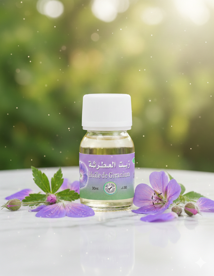Geranium Oil 30 ml - Balancing Skin & Hair Care